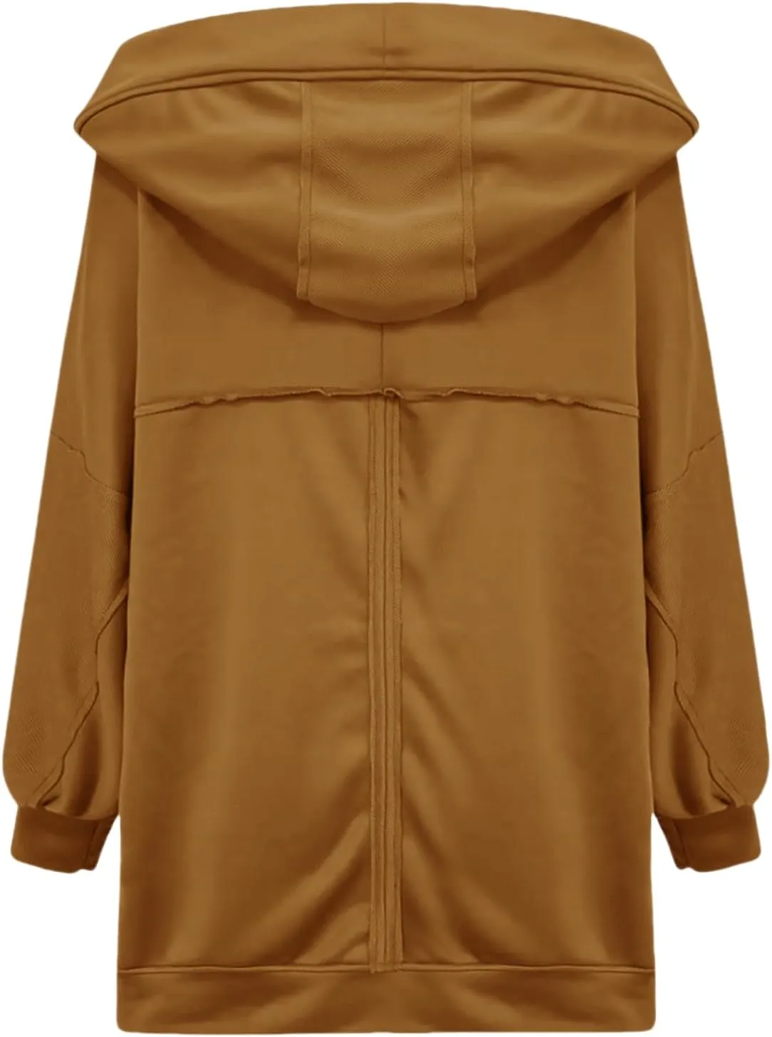 Cardigan Sweatshirts for Women Oversized Long Sleeve Open Front Hooded Jackets Cozy Sweater Coat Fall Spring Fashion