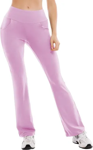 Ipletix Flare Leggings for Women-Bootcut Yoga Pants for Women High Waisted Flared Leggings Dress Pants