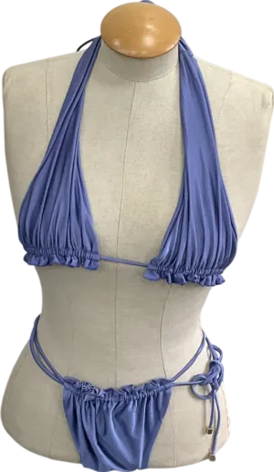 Janthee Ruched Purple Bikini UK M