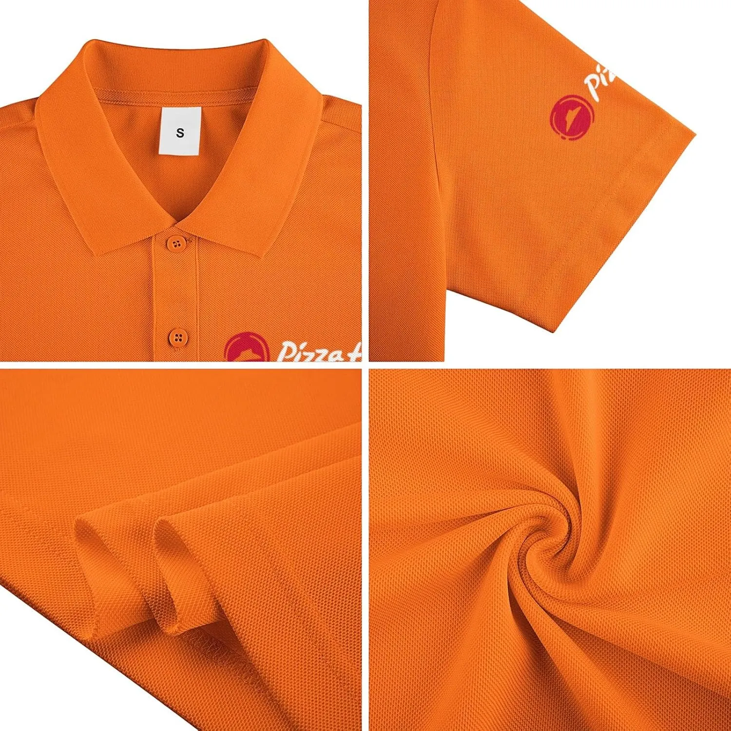 Mens Polo-Shirt T-Shirt Short Sleeve Crew Neck T Shirts for Men Work Uniform Funny Clothes