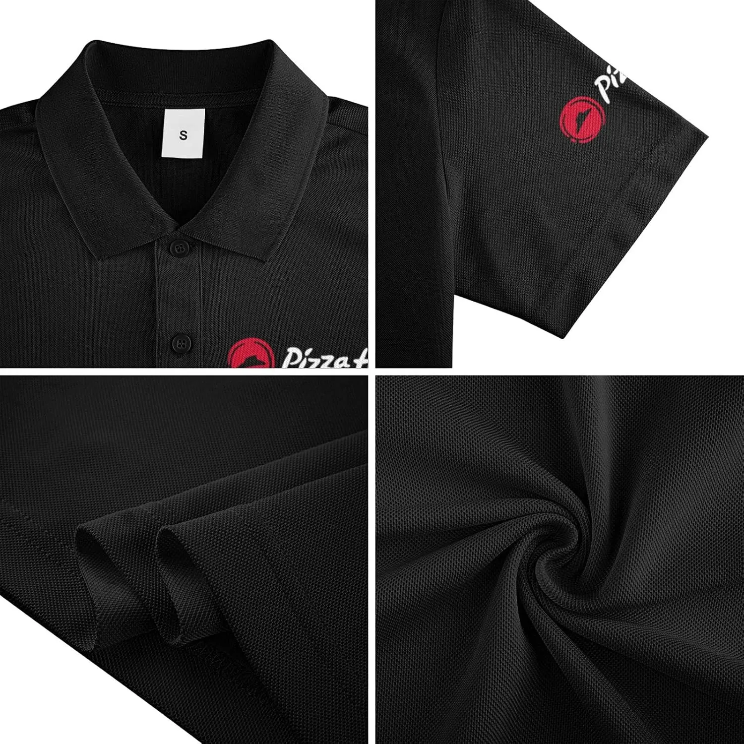 Mens Polo-Shirt T-Shirt Short Sleeve Crew Neck T Shirts for Men Work Uniform Funny Clothes