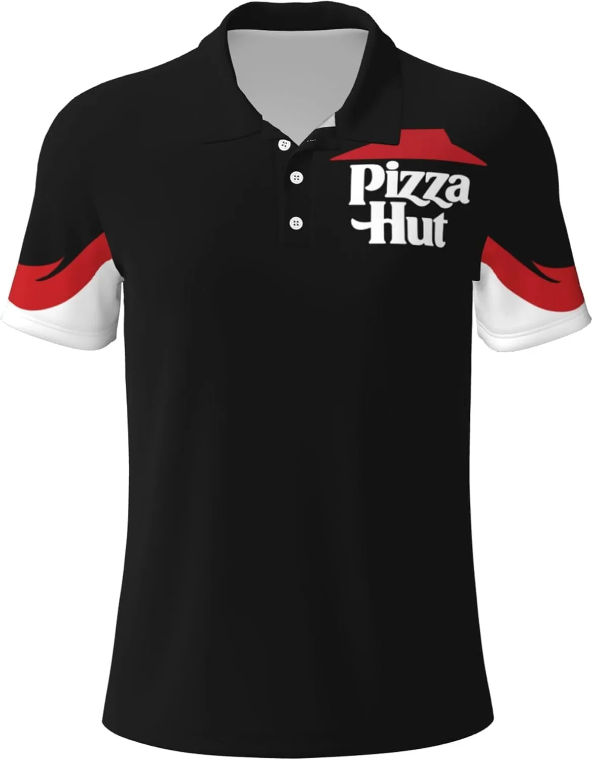Mens Polo T-Shirt Short Sleeve Crew Neck T Shirts for Men Work Uniform Funny Clothes