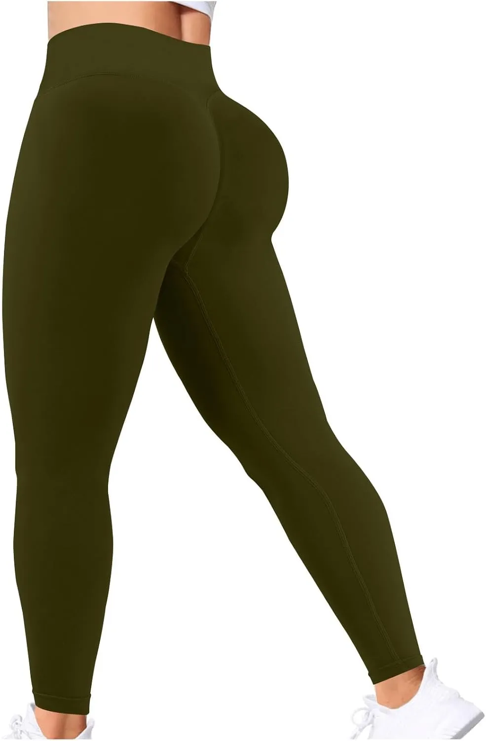Scrunch Butt Lifting Leggings for Women Impact Gym Seamless Workout Leggings Mid Low Waist Tummy Control Yoga Pants
