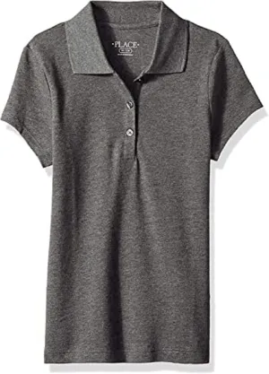 The Children's Place Girls' Uniform Pique Polo